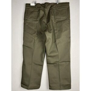 VF Imagewear Pants Mens 46x37 Olive‎ Green Twill Work Pants 5 Pocket NP21102